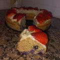 El cooksnap de Flor Soruco cuando hizo Torta integral de arándanos.