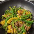 Cooksnap dari Dina untuk resep Kabocha paprika tumis daging giling