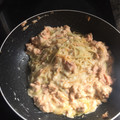 El cooksnap de Natàlia Martínez López cuando hizo Espaguetis con salmón.