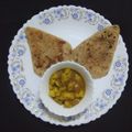 Jigisha Modi's cooksnap of when they made સાદા પરાઠા.