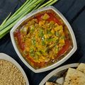 Jo Lly's cooksnap of when they made રીંગણ-લીલી ડુંગળીનું શાક (Brinjal-Green Onion Sabji).