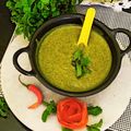 Indra Sen का कुकस्नैप जब उन्होंने धनिया पुदीना की चटनी (dhaniya pudina ki chutney recipe in Hindi) बनाया था।