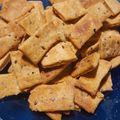 El cooksnap de Chechu cuando hizo Crackers integrales.