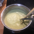 El cooksnap de Alexandra Cachon Menendez cuando hizo Crema de aguacate con cebolla y nata.