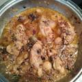 El cooksnap de antonio chapela soage cuando hizo Solomillos de pollo con setas shimeji.