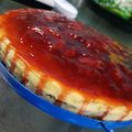 El cooksnap de Brenda Velazquez cuando hizo Cheesecake.