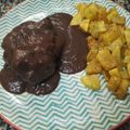 El cooksnap de Georgina Ortiz cuando hizo Carrilleras de cerdo.