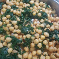 El cooksnap de Soraya Fau Buira cuando hizo Garbanzos con espinacas y tomate triturado.