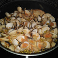 El cooksnap de Mariluz Ruiz Cazalla cuando hizo Merluza en salsa con guisantes y gambas.