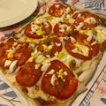 El cooksnap de Yamila Chybik cuando hizo (Pizza - Prepizza)sin tacc.