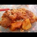 El cooksnap de Alexis Campuzano cuando hizo Estofado de pollo con papas.