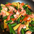 在胃切之後 的 蝦仁炒甜豆 cooksnap