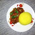 annitah 's cooksnap of when they made Mashed potatoes with beef fry.