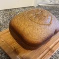 El cooksnap de Majo cuando hizo Pan de Banana con harina de avena.
