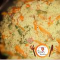 Afrah's kitchen 's cooksnap of when they made Fried rice,salad and fried chicken.