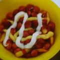 El cooksnap de Luis Alberto cuando hizo Salchipapas.