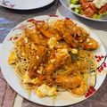 Cooksnap από Roula Ant στη συνταγή Γαριδομακαρονάδα του ονείρου 🦐🦐