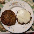 El cooksnap de Ramiro López cuando hizo Hamburguesas de lentejas.