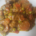 El cooksnap de Naiade cuando hizo Ternera guisada a la jardinera.