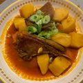 M's cooksnap of when they made Irish Stew.
