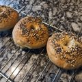 El cooksnap de Julieta Luján cuando hizo Bagels.