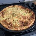 Cooksnap de Didier Segui sur la recette Quiche sans pâte poireaux, lardons, chèvre