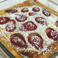 El cooksnap de Marieta cuando hizo Clafoutis de fresas.