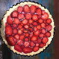 El cooksnap de Valeria Cecilia Polo cuando hizo Tarta de frutillas con pastelera.