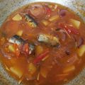 Cooksnap Cheq Bebel semasa beliau membuat Sardin Tin Tumis Simple.