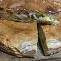 El cooksnap de ana ruiz cuando hizo Tarta de puerro y mozzarella.