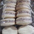 El cooksnap de Andrea Oshiro cuando hizo Alfajores de Maizena "Nori".