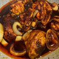 Cooksnap MocQue semasa beliau membuat Ayam Sambal Kicap.