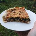 Cooksnap de justine levert sur la recette Tarte aux blettes et lardons parfumée à l'ail fumé