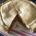 El cooksnap de Noemi Yanira cuando hizo Pie de manzana (tarta de manzana).