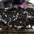 Penny Murnane's cooksnap of when they made Oreo cookie lasagna.