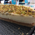 El cooksnap de mambanegra cuando hizo Tarta de queso, chocolate blanco y mermelada de arándanos.