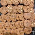 El cooksnap de Prusiana cuando hizo Galletas de azúcar negra y cacao dulce.