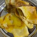 El cooksnap de Sharohn Claus Da Conceição cuando hizo Crêpes Suzettes.