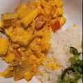 Cooksnap Aśka z czasów, kiedy przygotował Tofu w kremowym sosie tikka masala.