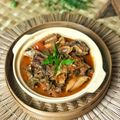 Cooksnap Salina Jalaludin semasa beliau membuat Asam Pedas Tulang Tumis.