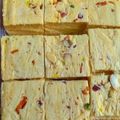 Amir Khan का कुकस्नैप जब उन्होंने सोन पापड़ी (Son papdi recipe in Hindi) बनाया था।