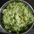 Sheerin S's cooksnap of when they made கொத்தமல்லி சாதம்(coriander rice recipe in tamil).