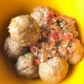 Cooksnap dari Ekatri Mahyudin untuk resep Pentol sapi pedas manis