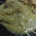 El cooksnap de Berenice Jasso cuando hizo Chicharrón en salsa verde.