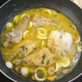 El cooksnap de A.J. M.C. cuando hizo Cazuela de colas de rape con gambas en salsa verde.