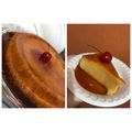El cooksnap de Nicole Sánchez cuando hizo Flan de queso (Puerto Rico).