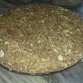 El cooksnap de Silvina Rivas Blanquier cuando hizo Budín de banana, ciruelas y nueces. (Con harina de arroz 😋).
