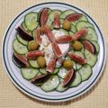 El cooksnap de LuzMa SG cuando hizo Ensalada - Carpaccio de pepino, higos y ricotta.