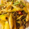吳少 的 豆瓣肉絲炒劍筍 cooksnap