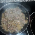 El cooksnap de Manuel Bravo cuando hizo Higaditos de pollo encebollados😄.